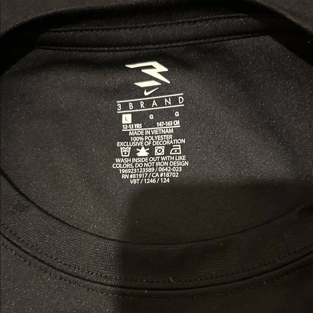 Nike Black Kids Short Sleeve Tee